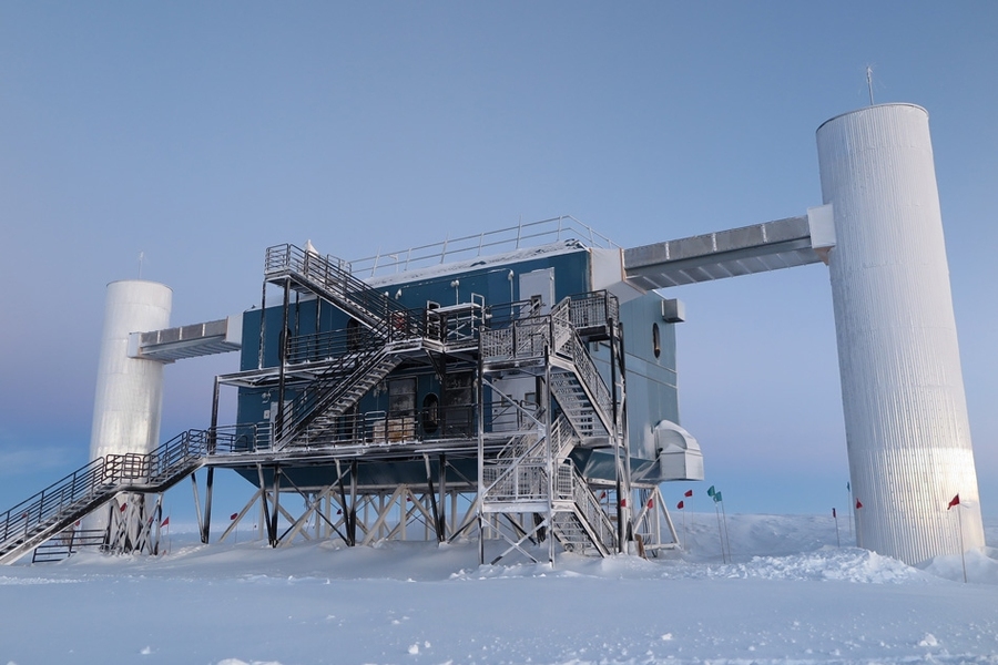 The IceCube Neutrino Observatory is a huge, cubic-kilometer particle detector buried deep under the ice at the South Pole. After analyzing 20,000 neutrinos detected over the span of a year at the observatory, scientists were unable to observe any sign of sterile, or “hidden,” neutrinos.