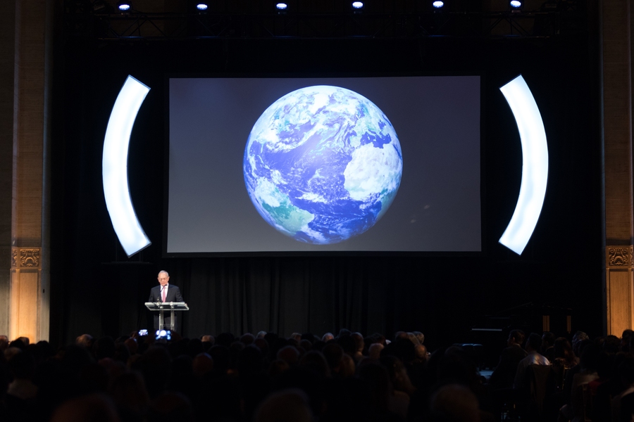 MIT President L. Rafael Reif shared his vision for the future of MIT with more than 600 alumni and friends of the Institute at a New York City gathering in support of the MIT Campaign for a Better World. "Tonight, we ask everyone here to join us in the challenge," he said.