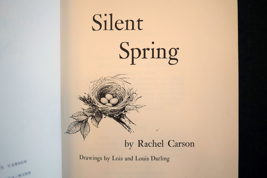 MIT Libraries holds a first edition of Rachel Carson’s 1962 “Silent Spring,” which gave rise to the modern ecology movement.