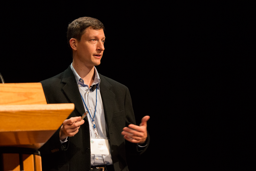 Boris Kozinsky ’00, PhD ’07, principal scientist in Bosch Research, discusses the quest to replace flammable electrolytes in lithium ion batteries with solid lithium-ion electrolytes.