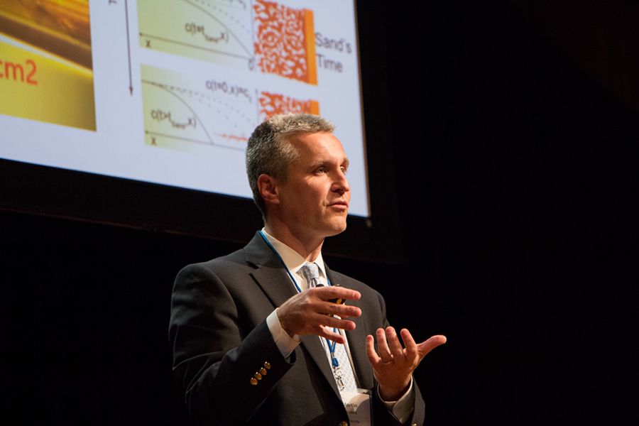 Martin Z. Bazant, MIT professor of chemical engineering and applied mathematics, addresses a problem with lithium ion batteries: phase transformations that interfere with their essential function.