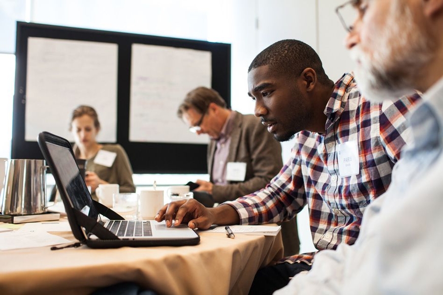 At the Jan. 27 Hackathon for Climate, organized by MIT’s Environmental Solutions Initiative and Conservation International, participants came together to brainstorm, propose, and develop nature-based solutions to climate change. Pictured here are members of the “Personal Sustainability Tracker” team: Lisa Anderson, a postdoc in chemical engineering; Miro Honzak, a senior technical advisor at...