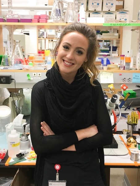 Interstellate founder Caitlin Vander Weele in the Tye lab