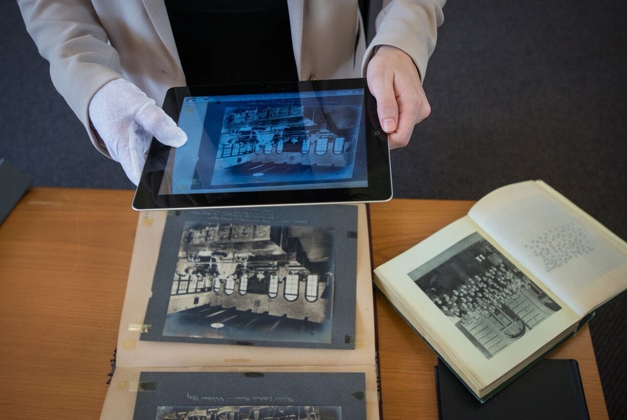 Library materials come in digital and physical forms.