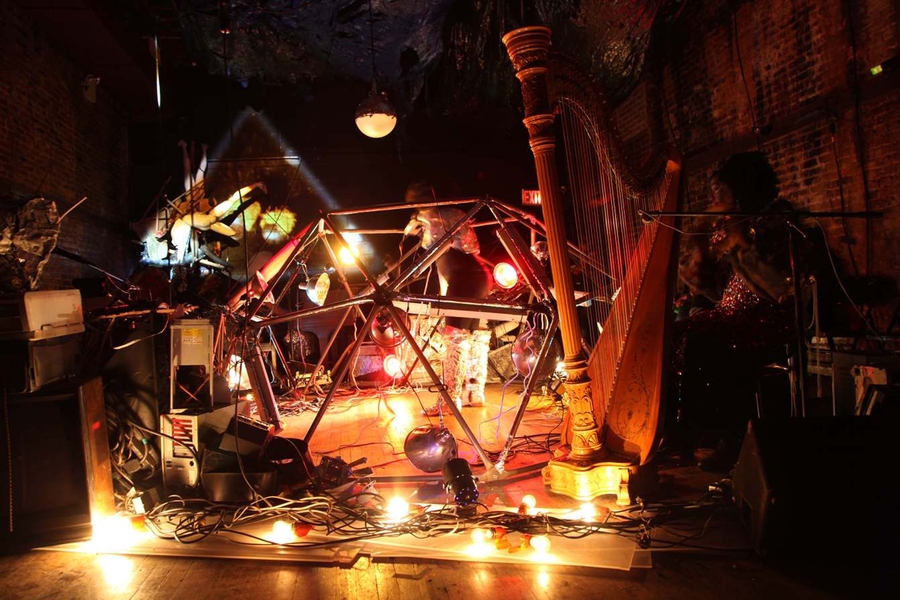 Scene from "Prophetika - An Oratorio," conception and direction by Charlotte Brathwaite