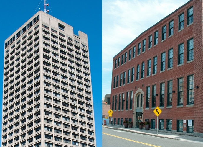 The Eastgate and Warehouse graduate communities.