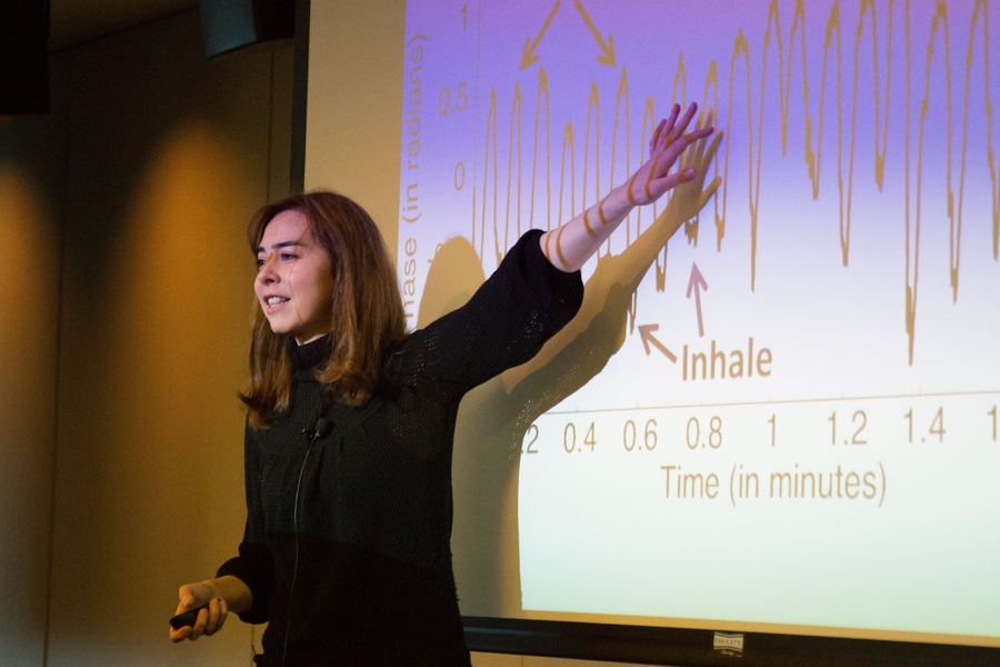 Professor Dina Katabi talks about wireless technology that can monitor important health metrics.