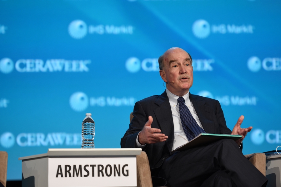 MITEI Director Robert Armstrong speaks on an MIT panel at CERAWeek.