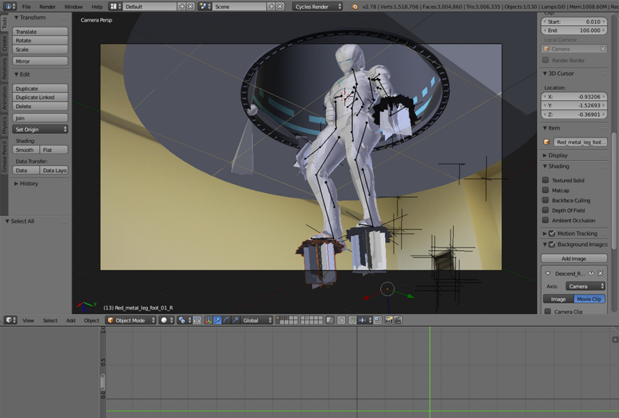 Senior Loren S. worked on a CGI scene for the 2017 MIT Admissions video, which featured a fictional superhero.