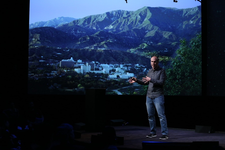 In his closing keynote, Dan Goods, visual strategist at NASA’s Jet Propulsion Laboratory, talked about his work translating space projects and science concepts into art and sound experiences.