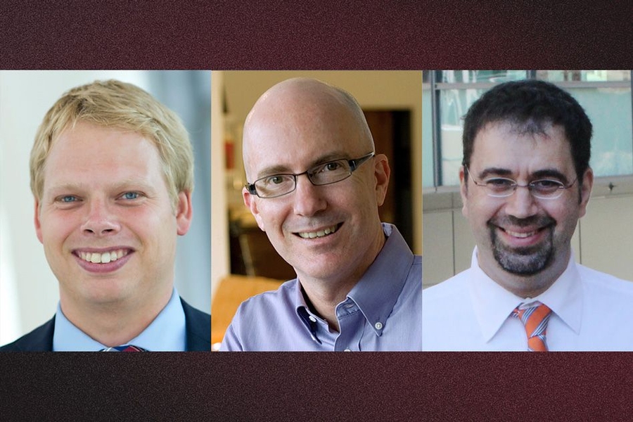 Left to right: Rich Nielsen, Charles Stewart, and Daron Acemoglu