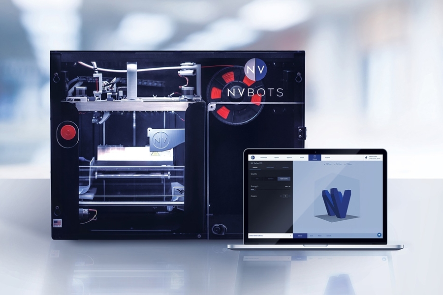 MIT spinout New Valence Robotics (NVBOTS) has brought to market the only fully automated commercial 3-D printer that’s equipped with cloud-based queuing and automatic part removal, making print jobs quicker and easier for multiple users, and dropping the cost per part.
