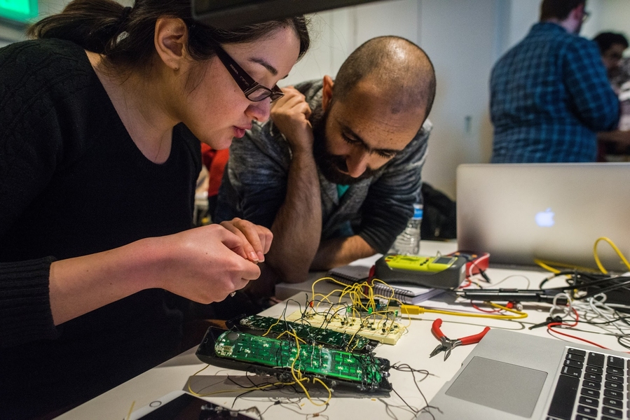 Team Dan hacked a universal remote control, which is part of a Wi-Fi-based system that allows the client to control household electronics.