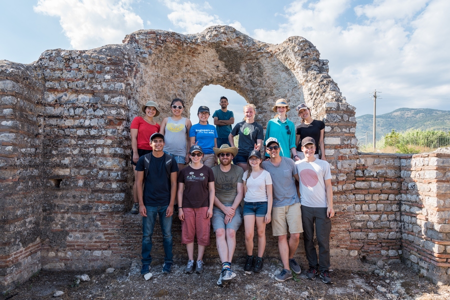 Students in the Materials in Art, Archaeology and Architecture program are led by Admir Masic, the Esther and Harold E. Edgerton Career Development Professor of CEE and founder of the program, and teaching assistants Linda Seymour and Chad Loh.