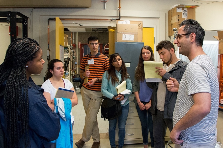 NanoStructures Laboratory postdoc Reza Baghdadi discusses a project under Professor Karl Berggren to study superconducting nanowires for cutting energy consumption during data processing.
