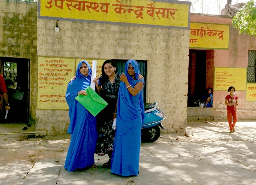 D-Lab Scale-Ups Fellow Honey Bajaj (center) is the co-founder and CEO of Avir Technologies, which is currently developing a mobile solution that uses proprietary, clinically-validated technologies to accurately diagnose the most common types of pulmonary disease. The technology is specifically designed for rural health applications and requires only a mobile app and a complementary device.