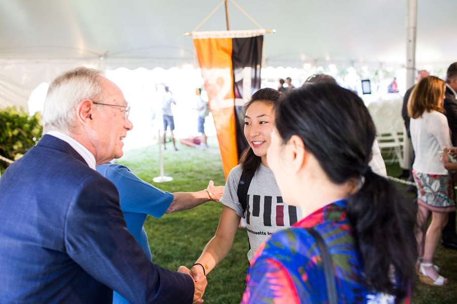 President Reif welcomed the Class of 2021.