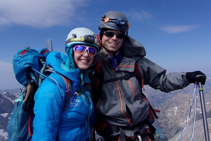 When PSFC grad student Leigh Ann Kesler (left) isn't measuring tiny depth changes in fusion reaction chambers, she's scaling mountains.