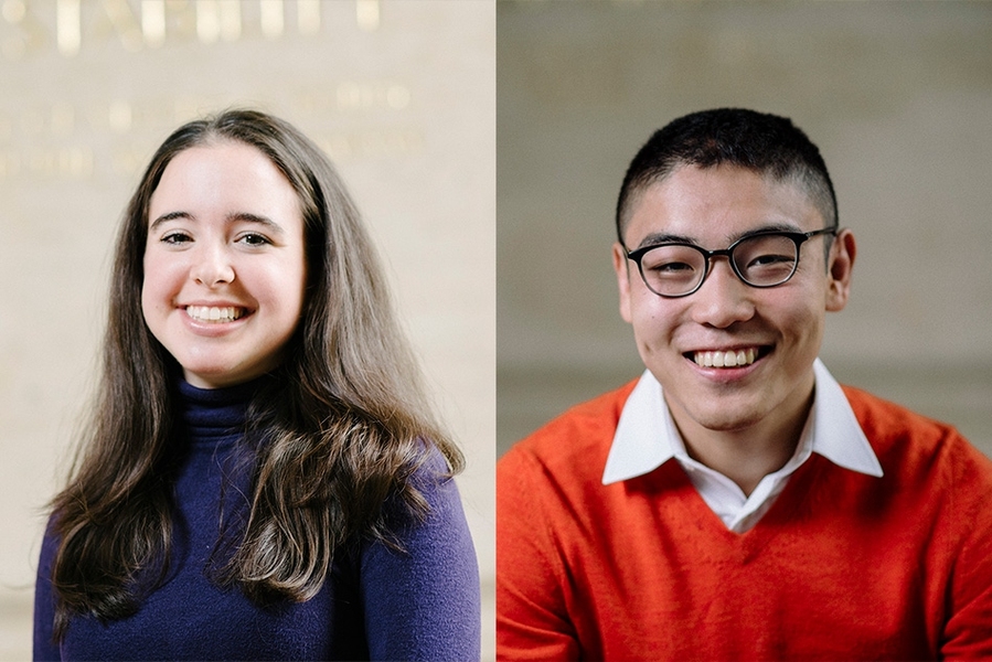 Mary Clare Beytagh and Matthew Chun