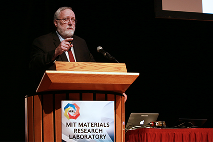 MRL Director Carl Thompson notes the appointment of associate professor of materials science and engineering Geoffrey Beach as co-director of the MRL and principal investigator for the National Science Foundation Materials Research Science and Engineering Center.
