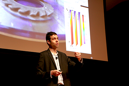 Additive manufacturing is reshaping what is required to economically manufacture something, associate professor of mechanical engineering John Hart says, "We can think not only about production volume, but think about advantages in complexity of geometries, and advantages by customization of products to specific markets or even individuals. In these ways, 3-D printing is influencing the entire pro...