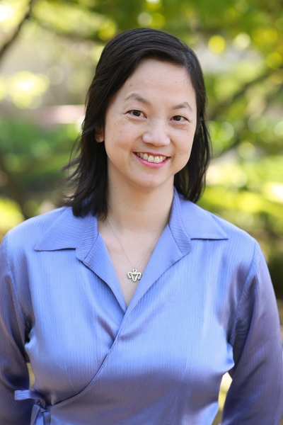 Sophia Yen ’93, shown wearing her signature uterus necklace, is making birth control easily available online with her startup Pandia Health.