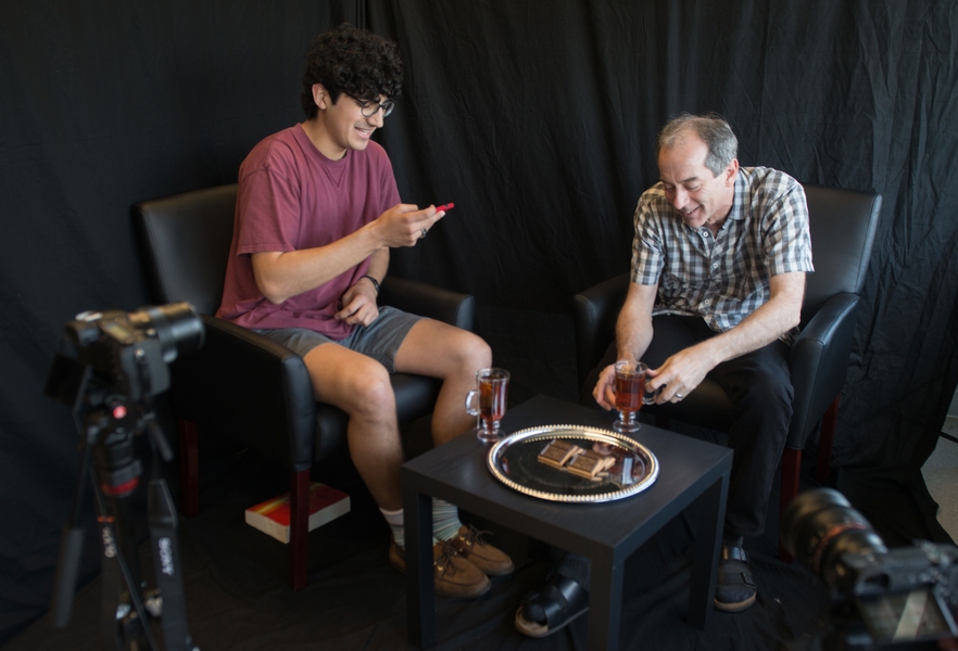 Spring 2016 Tea with Teachers Host Sina Booeshagi '17 interviews professor of mechanical engineering John Lienhard.