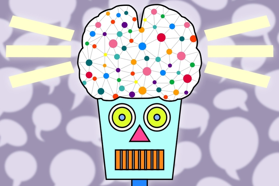 Neural nets are so named because they roughly approximate the structure of the human brain. Typically, they’re arranged into layers, and each layer consists of many simple processing units — nodes — each of which is connected to several nodes in the layers above and below. Data is fed into the lowest layer, whose nodes process it and pass it to the next layer. The connections between layers ...