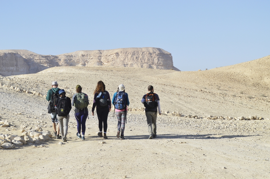 On the weekends, MIT and BGU students embarked on adventures around Israel, including hiking in the desert.