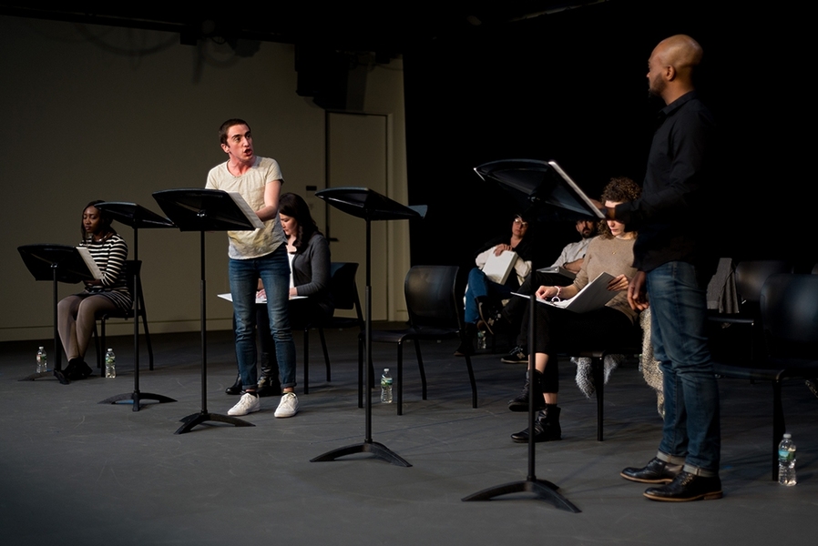 Left to right: Ayomide Fatunde, Jordan Clark, and Maurice Emmanuel Parent