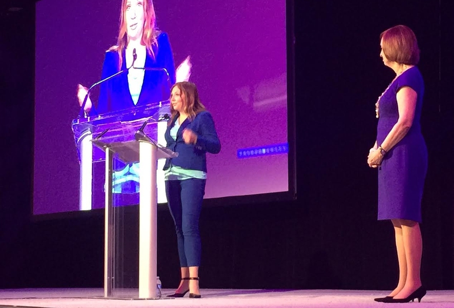 Katie Date from MIT Center for Transportation and Logistics announces the AWE Scholarship for women.