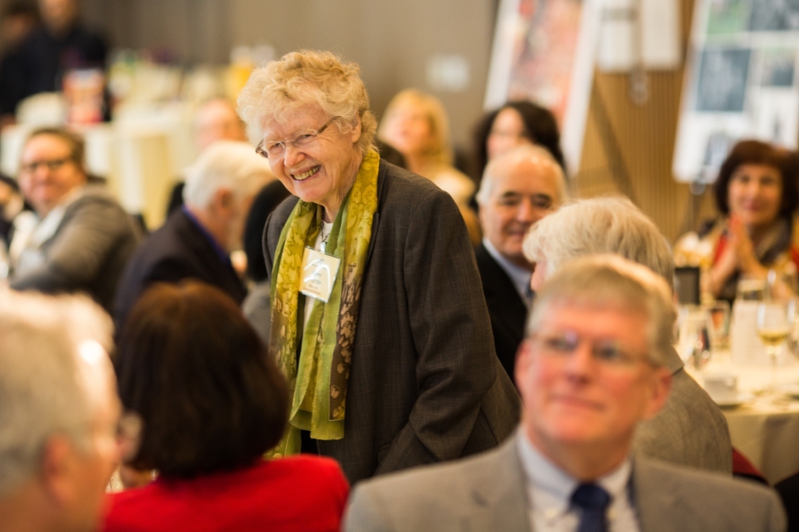 Professor Emerita Molly Potter of the Department of Brain and Cognitive Sciences is recognized on her MIT 50-year milestone.