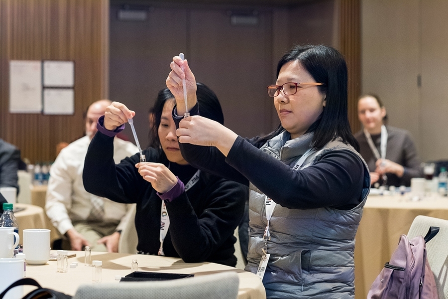 Members of the pK-12 Collaborative experience hands-on learning approaches during the March 2018 J-WEL Week.