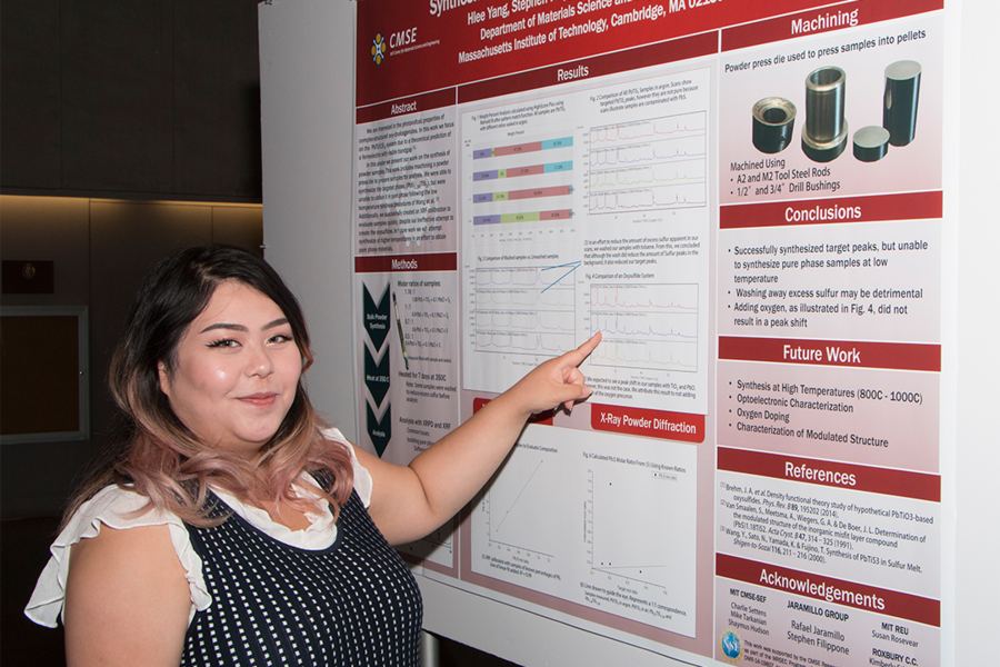Hlee Yang, from Roxbury Community College, conducted research in the Jaramillo lab during the summer of 2016.