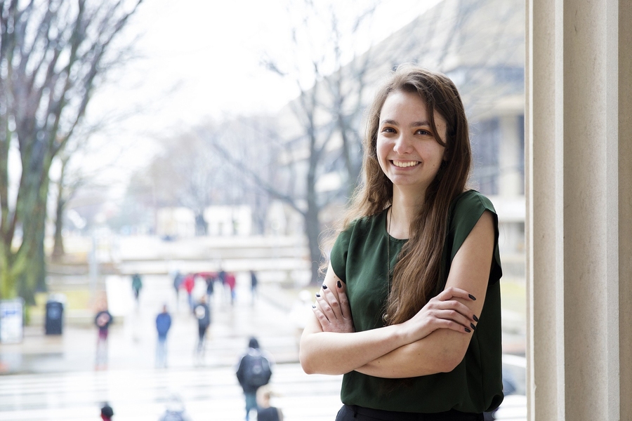 “I care about people, and that drives how I spend my academic and non-academic time,” says Tchelet Segev. “It’s really important to me to do what I can to support those around me.”