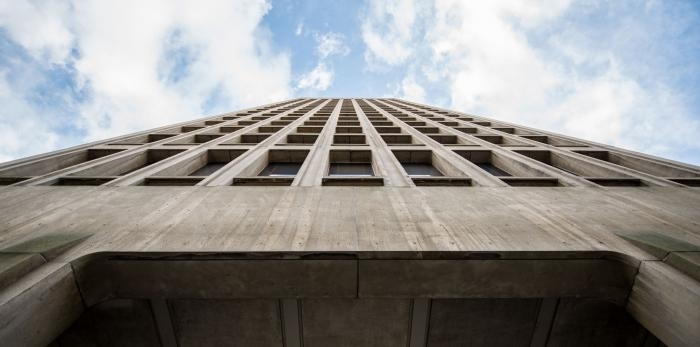 The Green Building, designed by Araldo Cossutta and I. M. Pei, is home to the Department of Earth, Atmospheric and Planetary Sciences.