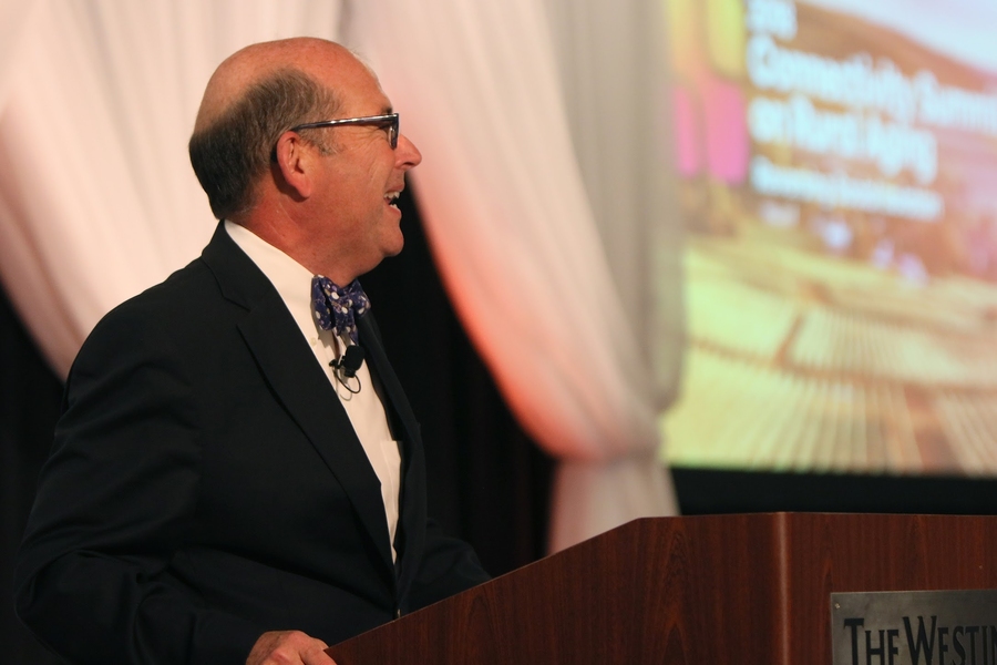 Joseph Coughlin of MIT AgeLab addresses the 2018 Connectivity Summit on Rural Aging