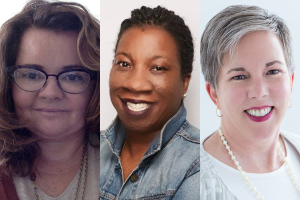 Left to right: BethAnne McLaughlin, Tarana Burke, and Sherry Marts have won the 2018 MIT Media Lab Disobedience Award.