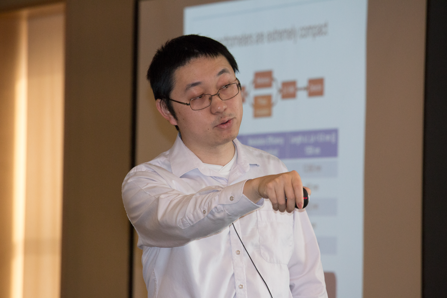 Juejun “JJ” Hu, an associate professor of materials science and engineering, speaks about his new design for computer chip-sized spectrometers to identify chemicals based on their response to light.