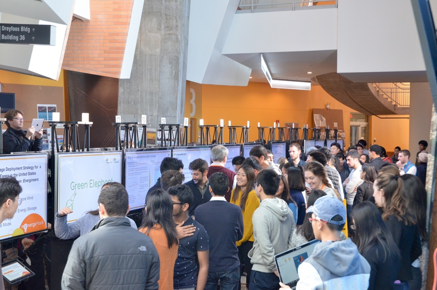 Each team presented their work to judges via an e-poster presentation.