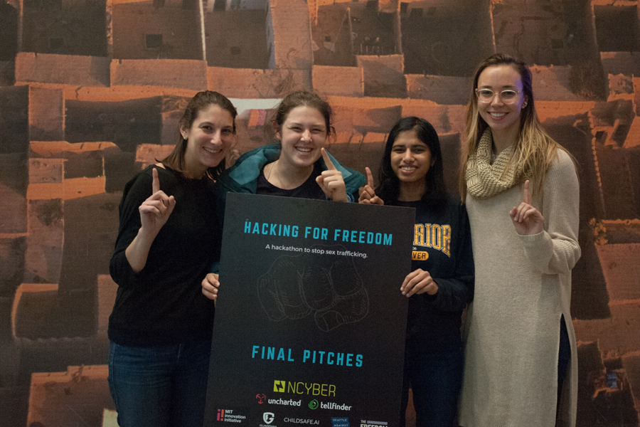 Case Builder, a team composed of students from MIT, Boston University, Olin College of Engineering and University of Massachusetts at Boston, was awarded the top prize at the Hacking for Freedom hackathon.