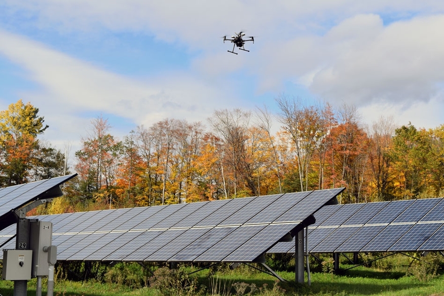 drones in solar industry