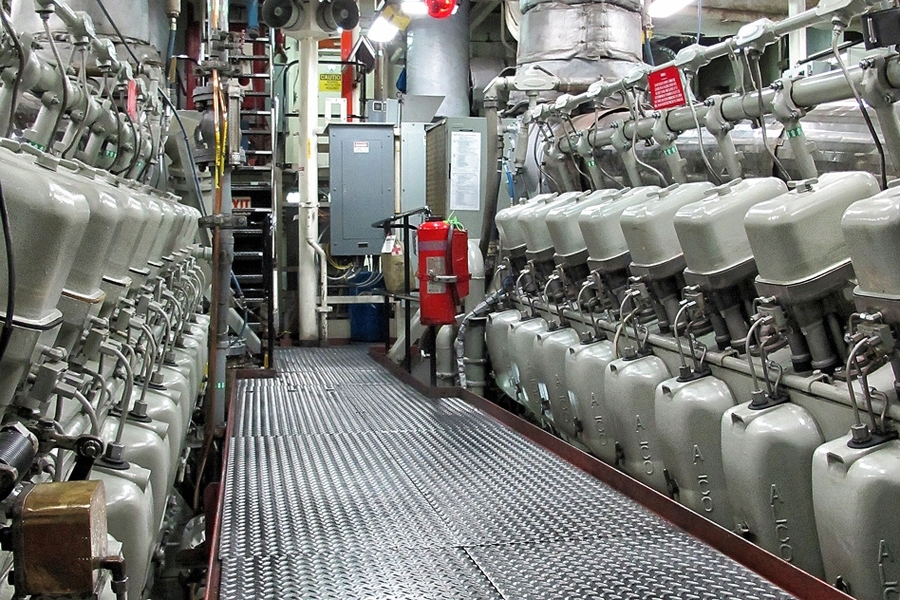A view aboard the Coast Guard cutter Spencer, where the MIT-developed system spotted problems that could have led to an electrical fire.