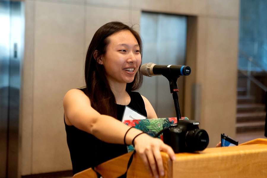 Cheyenne Hua, mechanical sub team and last year’s team captain, talked about the history of the team when it was founded in 2001 and what the team does today for kicks.