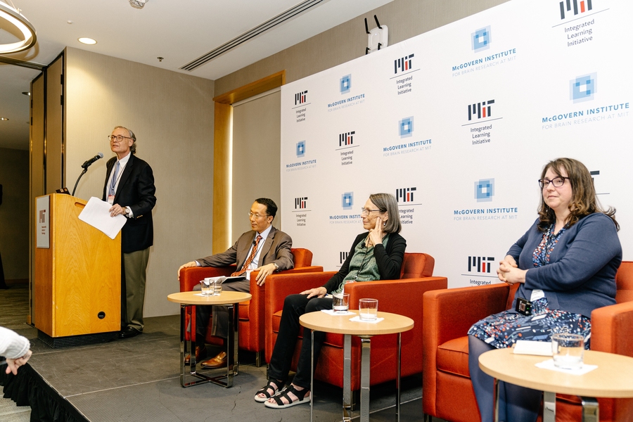 Professor John Gabrieli, MITili director, led a panel discussion on the science of reading.