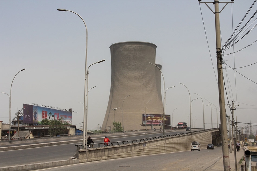 Coal-fired electric plant, Henan Province, China