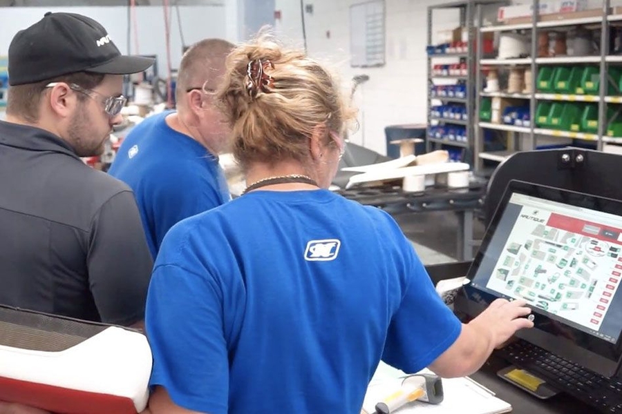 Tulip's manufacturing apps can provide workers with instructions, data, and a way to communicate with managers.