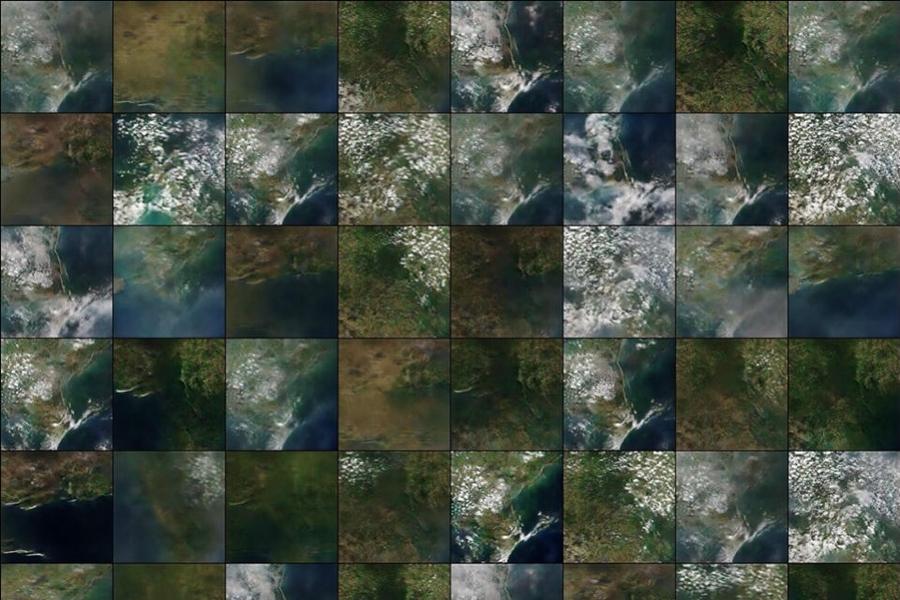 MIT researchers are training a pair of generative adversarial networks, or GANs, to mimic the land, sea, and cloud textures seen in satellite images with the goal of eventually visualizing real-world sea-level rise. It’s one of many artificial intelligence research projects made possible by IBM and Google-donated cloud credits.