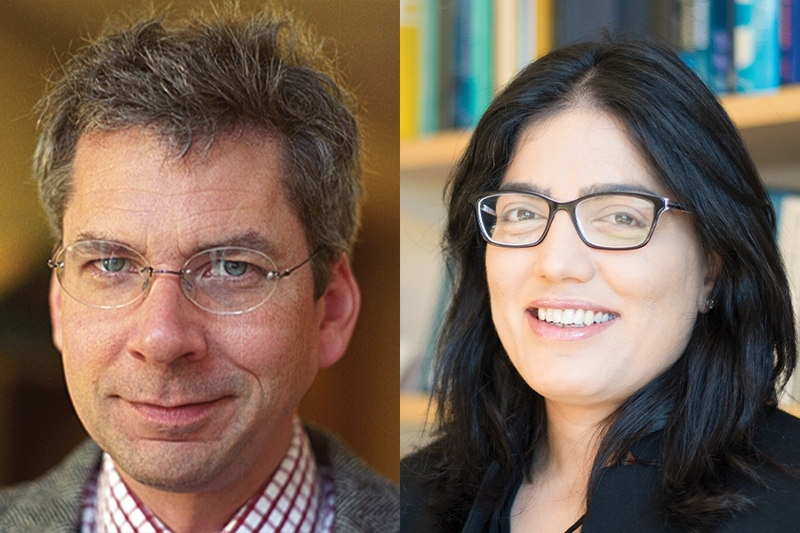 Peter Fisher (left) and Tavneet Suri