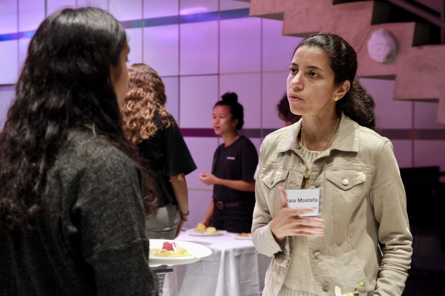 An event marking MIT SWE's 40th anniversary served as an evening for students to network and meet with former MIT SWE alumni and corporate sponsors.